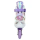 Роликовые коньки раздвижные Banwei 901-3 размер 31-34 White-Purple-Multicolor - изображение 7