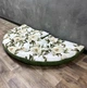 Бескаркасное кресло-матрас трансформер панама Big flowers 180х90 см зеленое - изображение 3