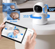 Видеоняня Baby Monitor с 5-дюймовым IPS экраном и аккумулятором 5000 mAh ABM-700 - изображение 4