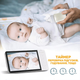 Видеоняня Baby Monitor с 5-дюймовым IPS экраном и аккумулятором 5000 mAh ABM-700 - изображение 9