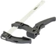 Струбцина Mastertool столярная F-Type с храповым механизмом быстрозажимная 250х90 мм 600 Н черная (33-102-07-0014) - изображение 2