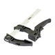 Струбцина столярная Mastertool 07-0013 F-Type быстрозажимная 200х90 мм 600 Н с храповым механизмом черная (33-102-07-0013) - изображение 2