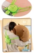 Игрушки Капибара с Рюкзаком Черепашка Плюшевая Обнимашка Мягкая My Kigu Антистресс Коричневый Большая 50 см (9066) - изображение 5