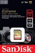 Карта памяти SD 64Gb SanDisk Extreme class 10 UHS-I U3 V30 (SDSDXV2-064G-GNCIN) - изображение 7