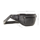 Чёрная напоясная сумка Visconti 721 BLK Bumbag Large (Black) - изображение 3