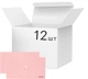 Набор папок-конвертов Axent Pastelini DL на кнопке 12 шт Розовых (1414-10-A) - изображение 1