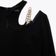 Платье женское Zara 4387/268 M Черное (04387268800037) - изображение 7
