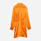 Платье женское Zara 4437/251 XS Оранжевое (04437251615015) - изображение 6