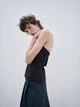 Футболка женская Zara 4661/540 XL Темно-Синяя (04661005401054) - изображение 4