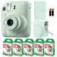 Подарунковий набір Камера для миттєвого друку Fujifilm INSTAX Mini 12 Mint Green / М'ятно-зелений чохол / Картриджі на 50 фото / Зелений фотоальбом на 108 фото - зображення 1