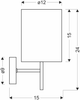 Бра Candellux YAN 1х40 Е14 (21-27559) - изображение 3