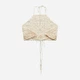 Футболка женская Zara 5039/456 L Бежевая (05039456251044) - изображение 4