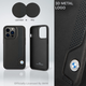 Etui CG Mobile BMW Sign Leather do Apple iPhone 16 Pro Max Black (BMHCP16X22RSEPK) - obraz 2