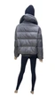 Куртка женская зимняя Clasna бомбер короткая пуховая CW24D556DW L серый - изображение 2