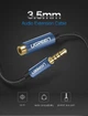 Кабель Ugreen AV118 3.5 mm Male to 3.5 mm Female 0.5 м Blue (40672) - изображение 2