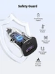 Автомобільний ЗП Ugreen 30W USB C Car Charger, PD 30W/SCP 22.5W, Mini Car USB Charger with LED Light, for iPhone 16/15/14/13/12/11, Galaxy S24/S23/S22/21 - зображення 4