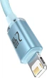 Кабель Baseus Crystal Shine Series Fast Charging Data Cable USB to iP 2.4A 2 м Sky Blue (CAJY001203) - зображення 2