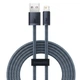 Кабель Baseus Dynamic Series Fast Charging Data Cable USB to iP 2.4 A 2 m Grey (CALD000516) - зображення 1