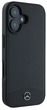 Панель Mercedes-Benz Textured And Plain Leather MagSafe для iPhone 16 Black (MEHMP16S23RBARK) - зображення 5