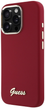 Панель Guess Hardcase Silicone Script Metal Logo для Apple iPhone 16 Pro Magenta (GUHCP16LSMBSLM) - зображення 2