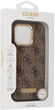 Чохол CG Mobile Guess 4G Logo Plate MagSafe для Apple iPhone 16 Plus Brown (GUHMP16MU4GPRW) - зображення 7