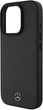 Панель Mercedes-Benz Textured And Plain Leather MagSafe для iPhone 16 PRO MAX Black (MEHMP16X23RBARK) - зображення 2