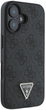 Etui Guess Hardcase New 4G Triangle do Apple iPhone 16 Plus Black (GUHCP16MPG4GPK) - obraz 4