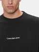 Футболка бавовняна довга чоловіча Calvin Klein Jeans J30J325688-BEH 2XL Чорна (8720639025442) - зображення 4