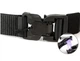 Ремень быстросъемный с магнитной пряжкой Tactical Belt 120x3,8 см, Черный - изображение 9