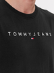 Футболка бавовняна довга чоловіча Tommy Jeans DM0DM17993-BDS M Чорна (8720645990383) - зображення 3