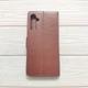 Чехол книжка Idewei для Samsung Galaxy A17 / A175 с визитницей Коричневый - изображение 3