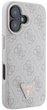 Панель Guess Hardcase New 4G Triangle для Apple iPhone 16 White (GUHCP16SPG4GPH) - зображення 4