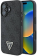 Etui Guess Hardcase New 4G Triangle do Apple iPhone 16 Black (GUHCP16SPG4GPK) - obraz 1