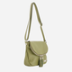 Torebka crossbody damska ze skóry naturalnej VENEZIA W005LEGRTOR097 Zielona (5906140572092) - obraz 3