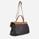 Torba shopper damska ze skóry naturalnej VENEZIA J003LEBLTOR098 Czarny/Brązowy (5906140573211) - obraz 2