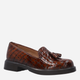 Loafersy damskie lakierowane VENEZIA Y025CRBROBM044 37 24 cm Brązowe (5906140619506) - obraz 3