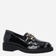 Loafersy damskie lakierowane VENEZIA E053PABLOBM029 40 26 cm Czarne (5906140542095) - obraz 3