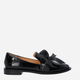 Loafersy damskie lakierowane VENEZIA A010PABLOBM068 38 24.5 cm Czarne (5906140608302) - obraz 1