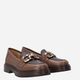 Loafersy damskie skórzane VENEZIA M007LEBROBM049 39 25 cm Brązowe (5906140550687) - obraz 2