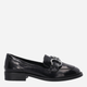 Loafersy damskie lakierowane VENEZIA A005PABLOBM028 39 25 cm Czarne (5906140519585) - obraz 1