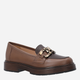 Loafersy damskie skórzane VENEZIA M007LEBROBM049 38 24.5 cm Brązowe (5906140550670) - obraz 3