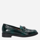 Loafersy damskie lakierowane VENEZIA E011PAGROBM061 38 24.5 cm Zielone (5906140555941) - obraz 1