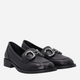 Loafersy damskie skórzane VENEZIA A005LEBLOMB028 40 26 cm Czarne (5906140520550) - obraz 2