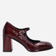 Buty Mary Jane damskie lakierowane VENEZIA D003NABOOBC011 37 24 cm Bordowe (5906140446515) - obraz 1