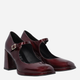 Buty Mary Jane damskie lakierowane VENEZIA D003NABOOBC011 39 25 cm Bordowe (5906140446539) - obraz 3