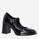 Buty Mary Jane damskie lakierowane VENEZIA D003NABLOBC011 39 25 cm Czarne (5906140446478) - obraz 4