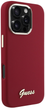 Панель Guess Hardcase Silicone Script Metal Logo для Apple iPhone 16 Pro Max Magenta (GUHCP16XSMBSLM) - зображення 4