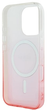 Панель Guess Hardcase IML Glitter Gradient MagSafe для Apple iPhone 16 Pro Pink (GUHMP16LHGRCELP) - зображення 7