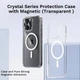 Чохол iPhone 16 Pro Rock Crystal with Magnetic Series transparent - изображение 3