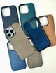 Чохол iPhone 15 Pro Leather fashion with MagSafe brown - изображение 2